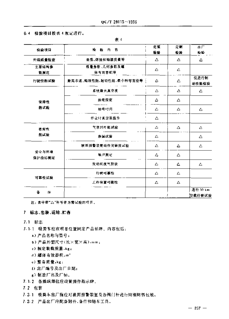 QC/T 29113-1993 标准预览