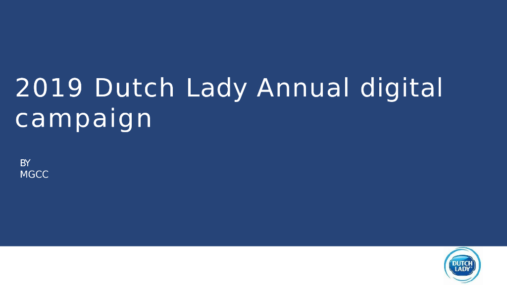 2019荷兰子母奶粉营销推广方案