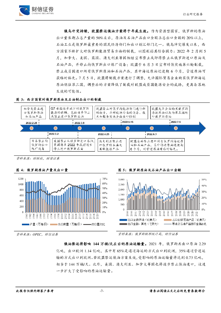 财信证券：航运港口行业深度：政治冲突叠加碳中和，油运有望迎来历史大周期_第7页
