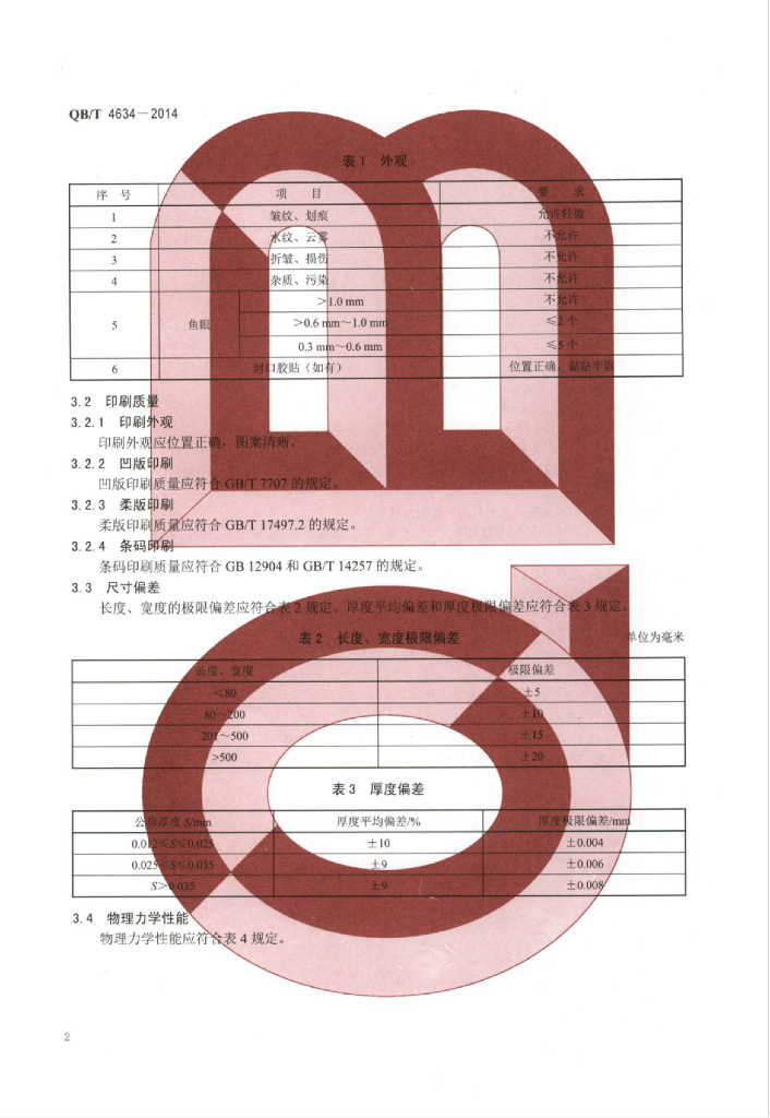 QB/T 4634-2014 标准预览