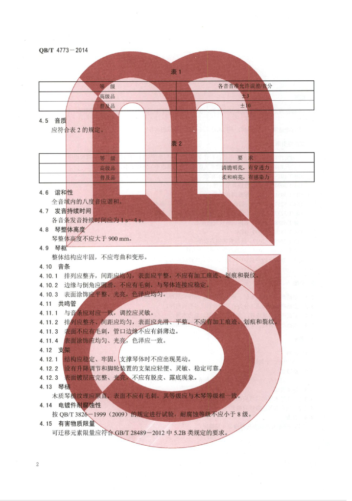 QB/T 4773-2014 标准预览