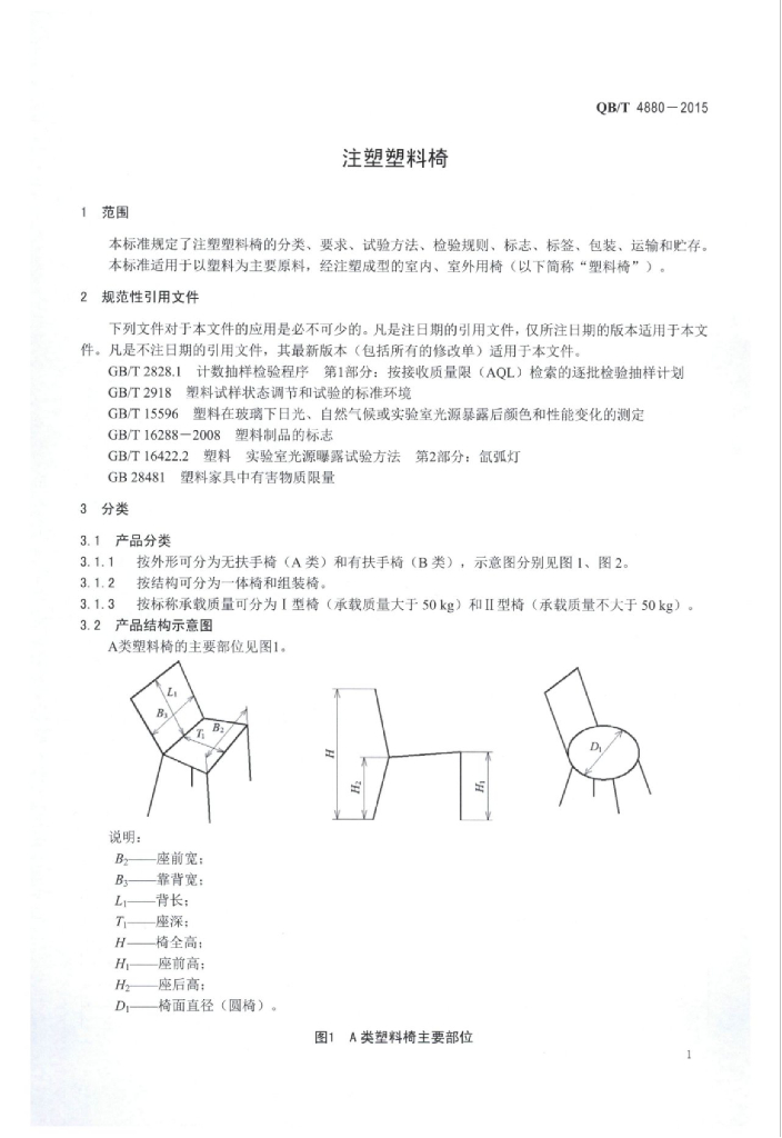 QB/T 4880-2015 标准预览