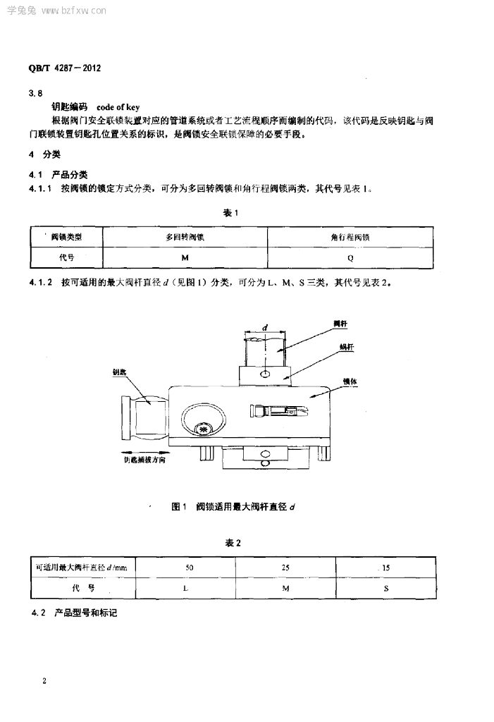 QB/T 4287-2012 标准预览