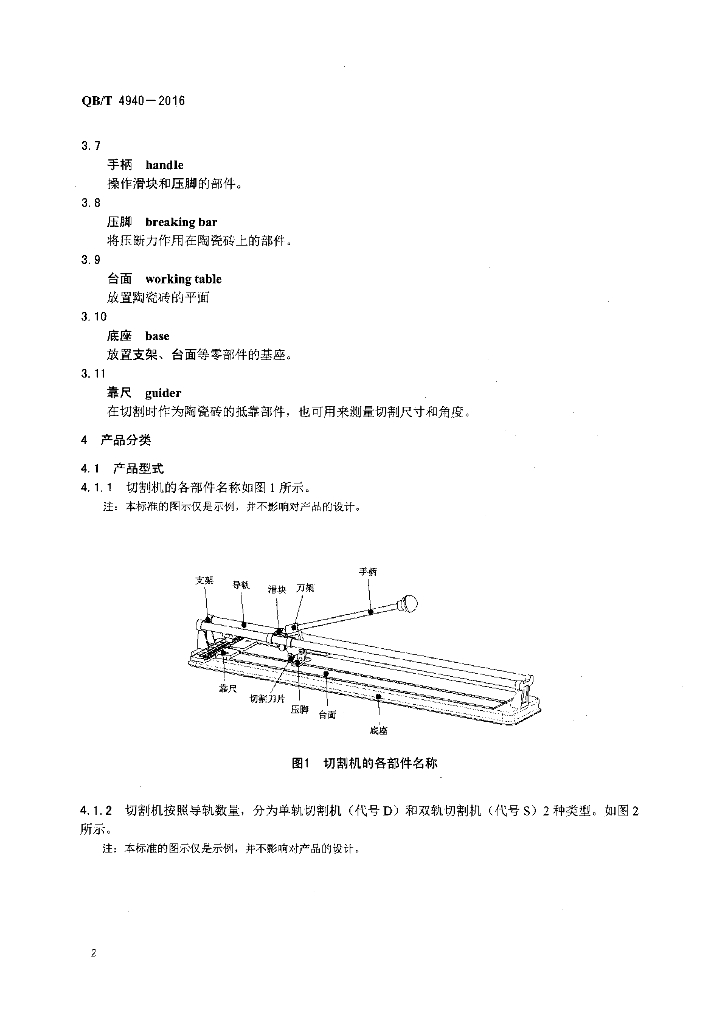 QB/T 4940-2016 标准预览