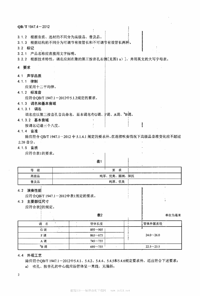 QB/T 1947.4-2012 标准预览