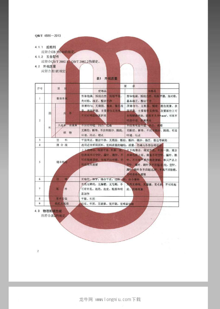 QB/T 4586-2013 标准预览