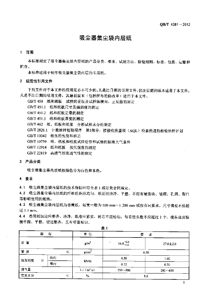 QB/T 4381-2012 标准预览