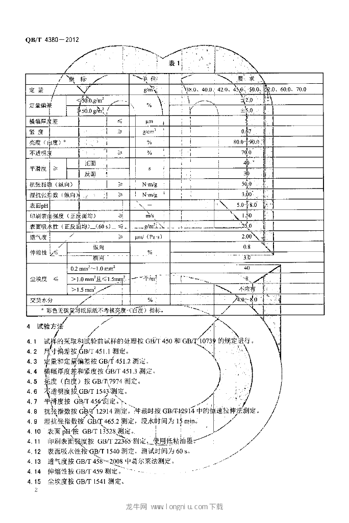 QB/T 4380-2012 标准预览