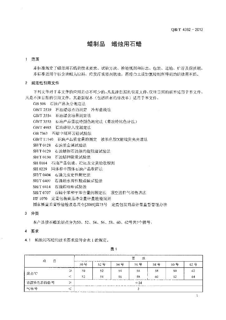 QB/T 4362-2012 标准预览