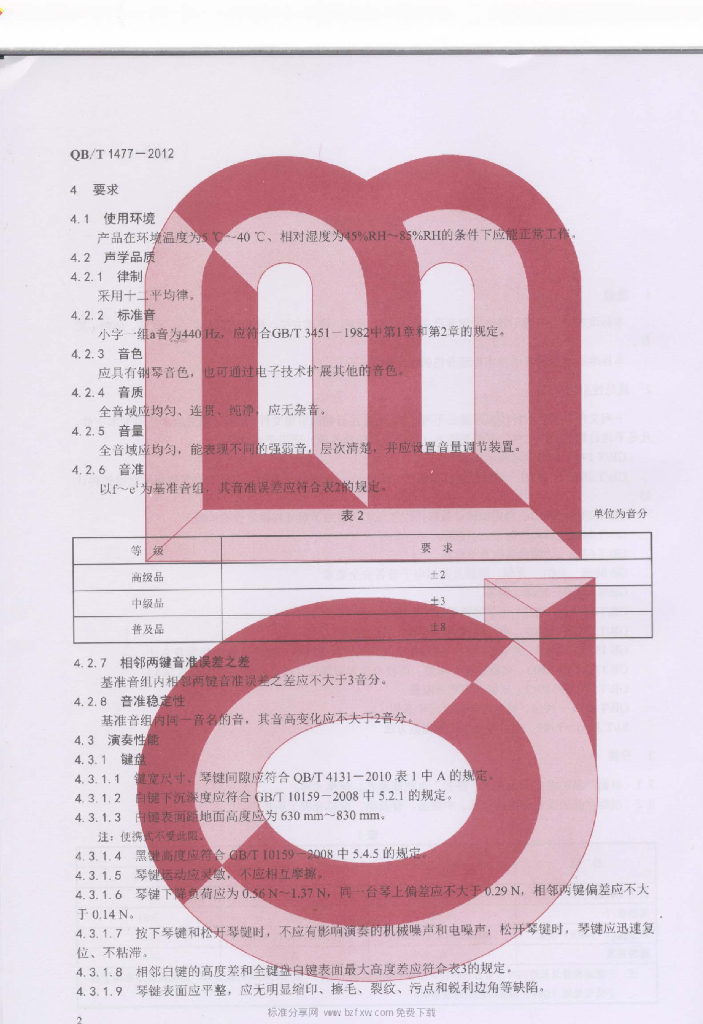 QB/T 1477-2012 标准预览