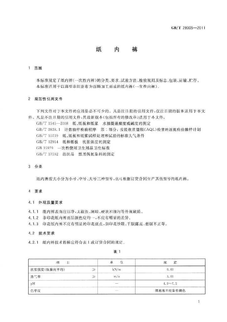 GB/T 28005-2011 标准预览
