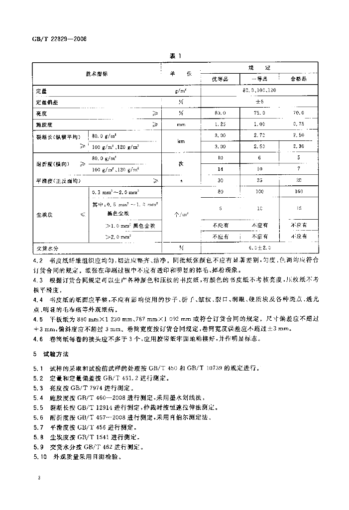GB/T 22829-2008 标准预览
