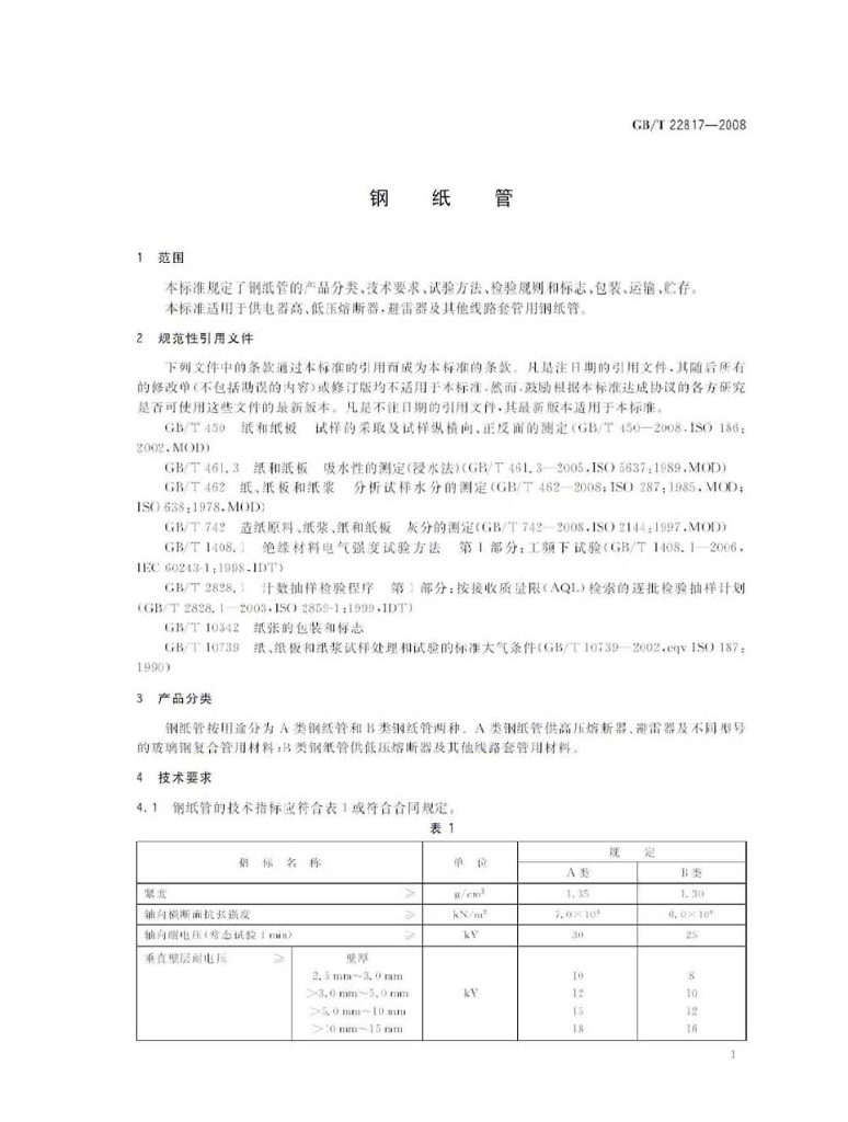GB/T 22817-2008 标准预览