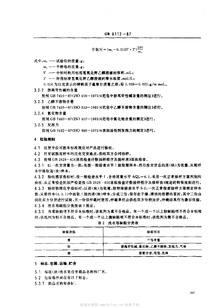 GB 8112-1987 标准预览