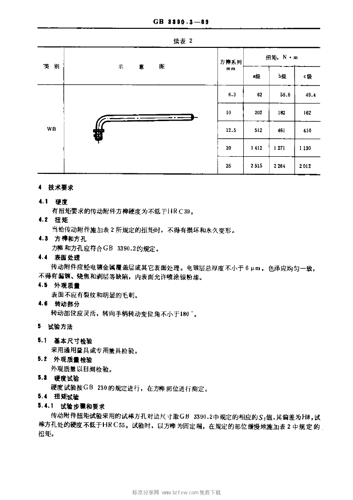 GB 3390.3-1989 标准预览