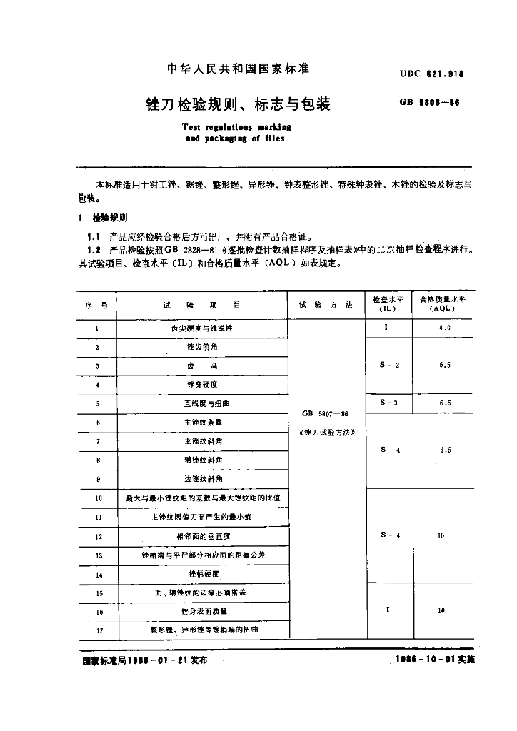 GB 5808-1986 标准预览