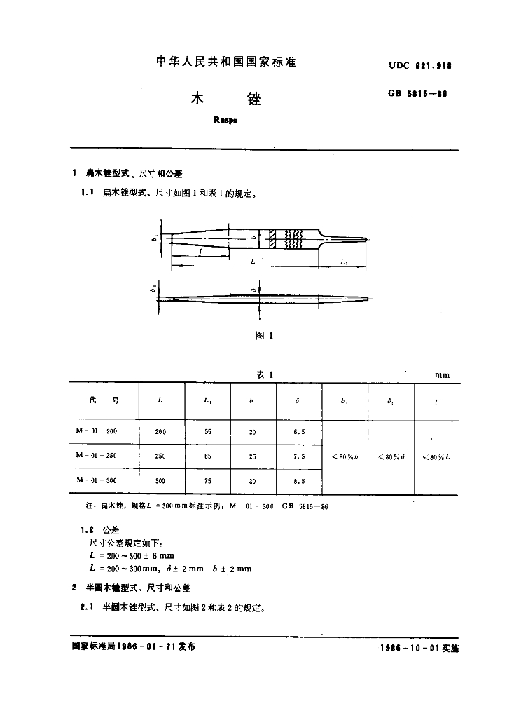GB 5815-1986 标准预览