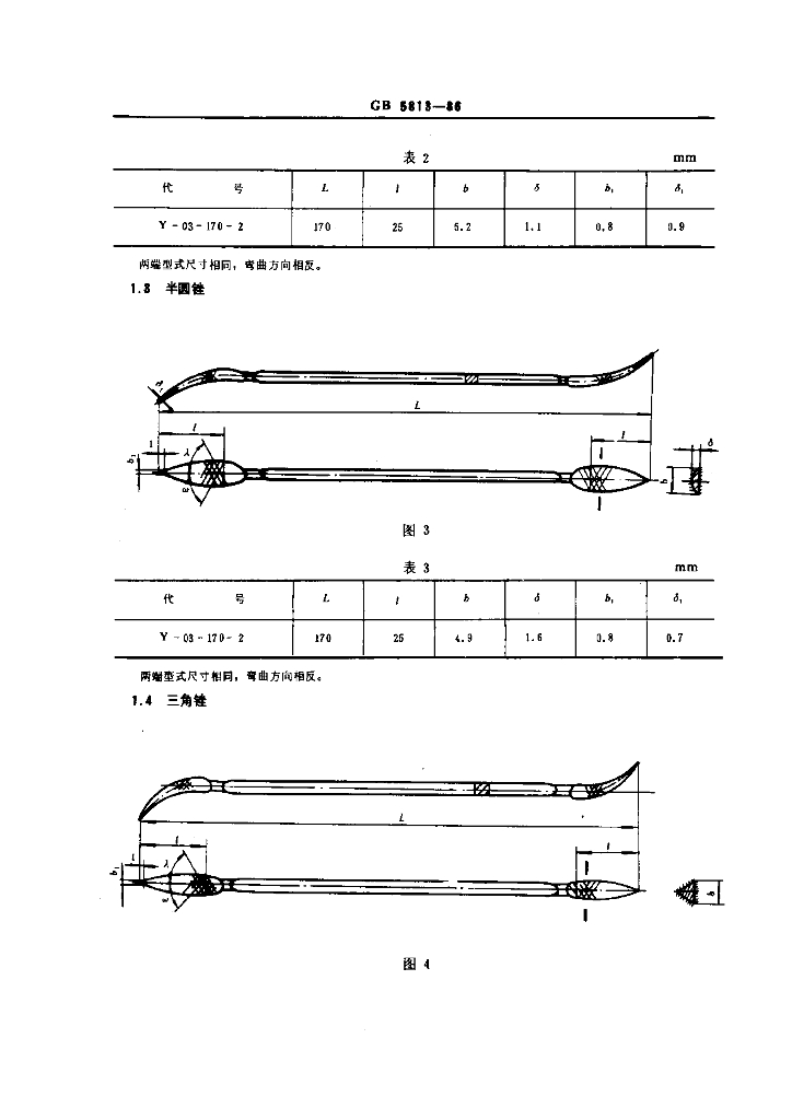 GB 5813-1986 标准预览