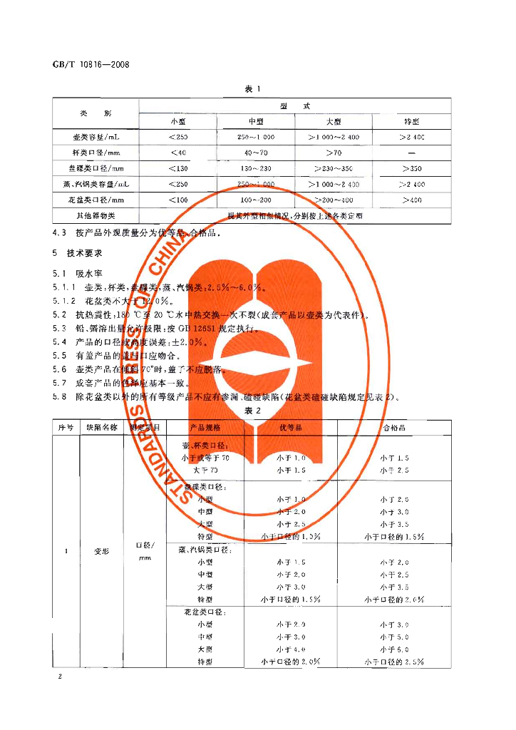 GB/T 10816-2008 标准预览