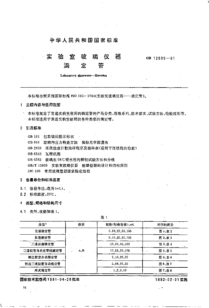 GB 12805-1991 标准预览