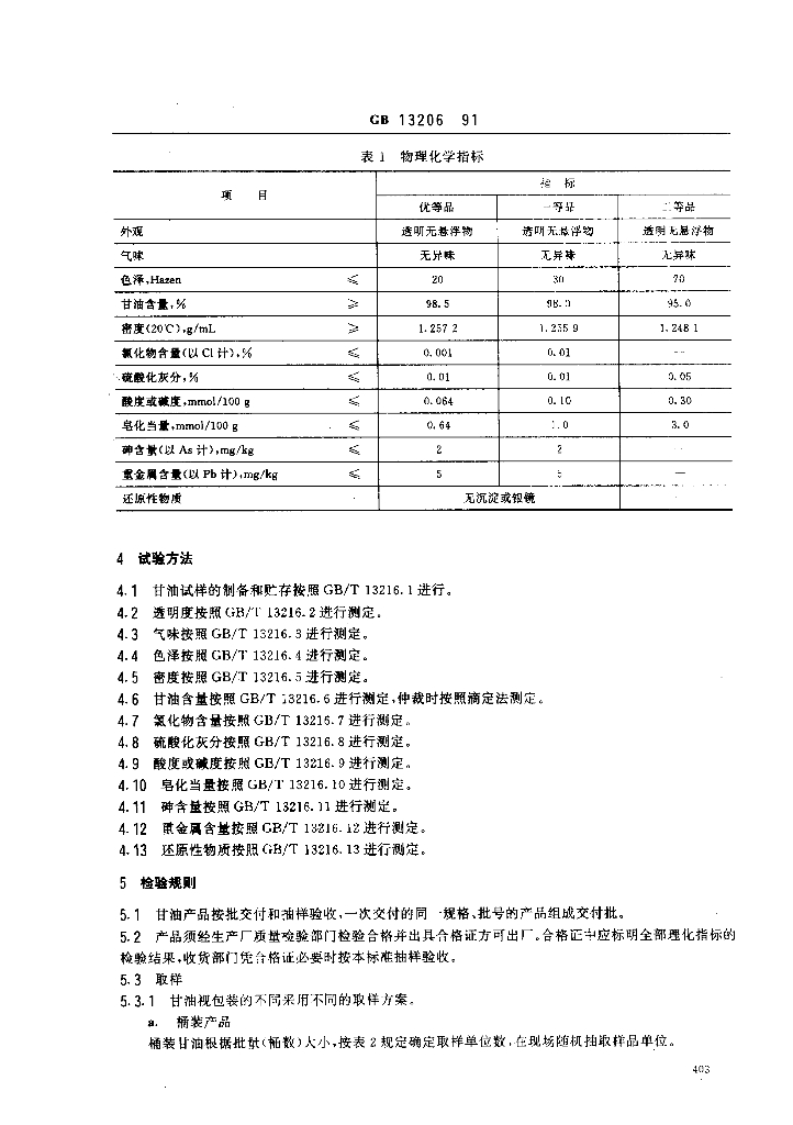 GB 13206-1991 标准预览