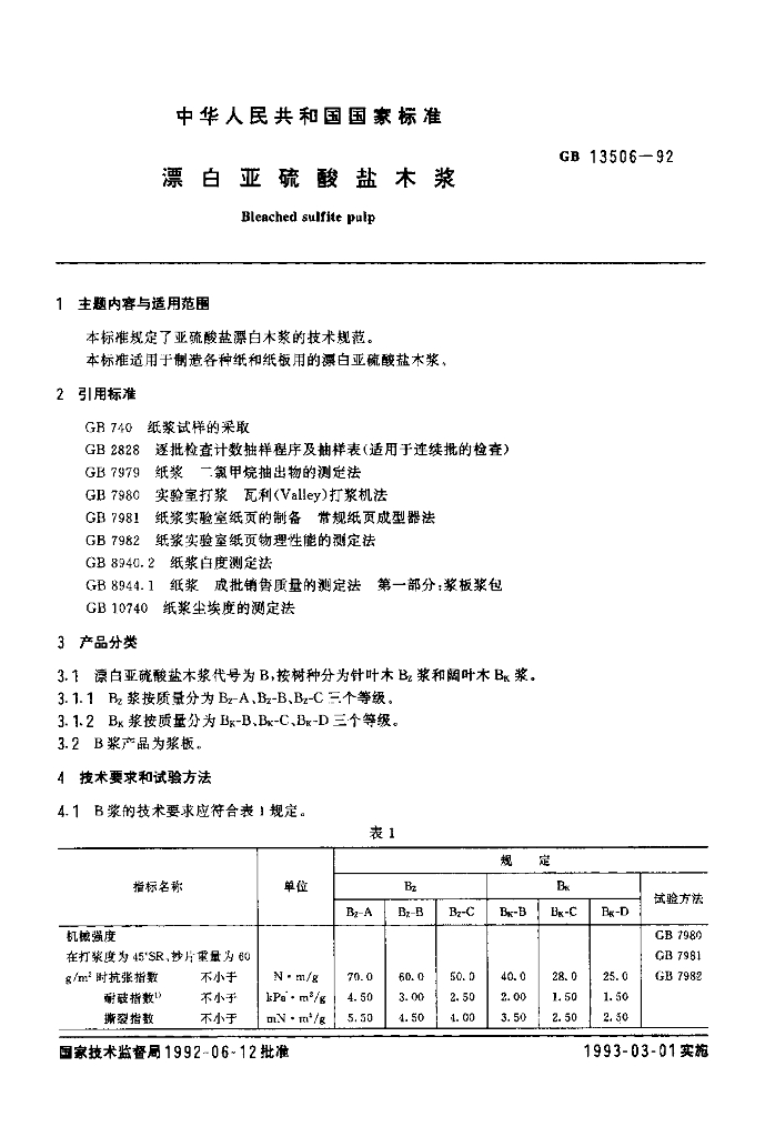 GB 13506-1992 标准预览