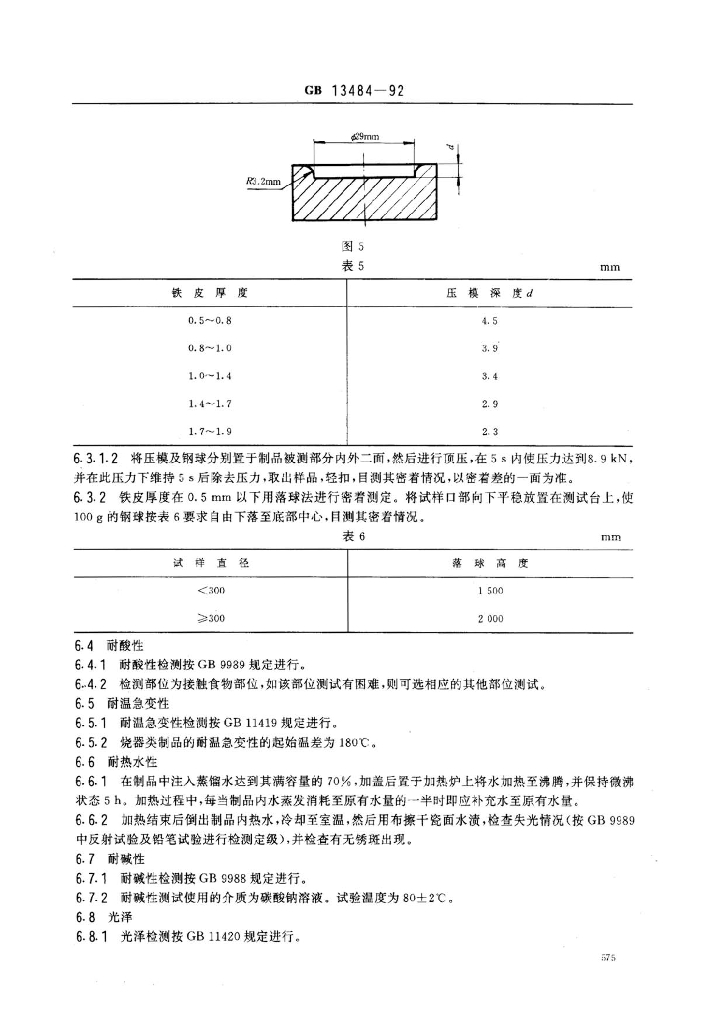 GB 13484-1992 标准预览