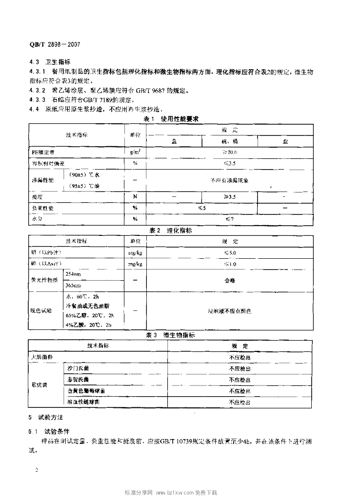 QB/T 2898-2007 标准预览