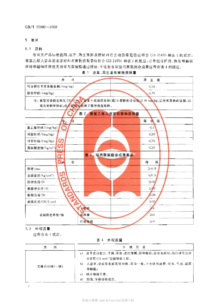 GB/T 22882-2008 标准预览