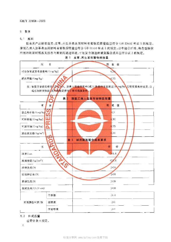 GB/T 22868-2008 标准预览
