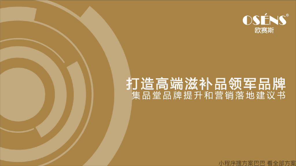 集品堂品牌战略规划