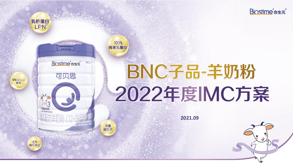 2022合生元羊奶粉IMC种草方案