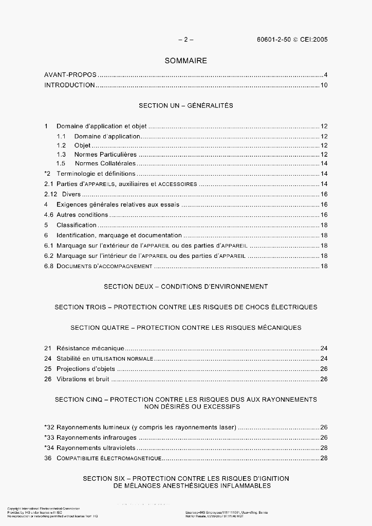 IEC 60601-2-50:2005 标准预览