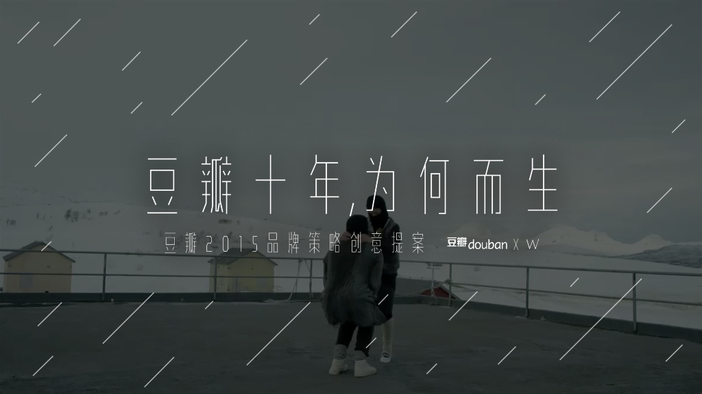 2015豆瓣十周年品牌策略创意提案