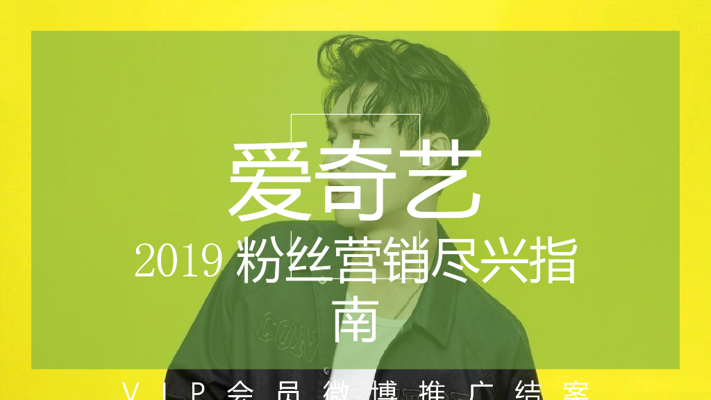 2019爱奇艺VIP会员微博营销推广结案