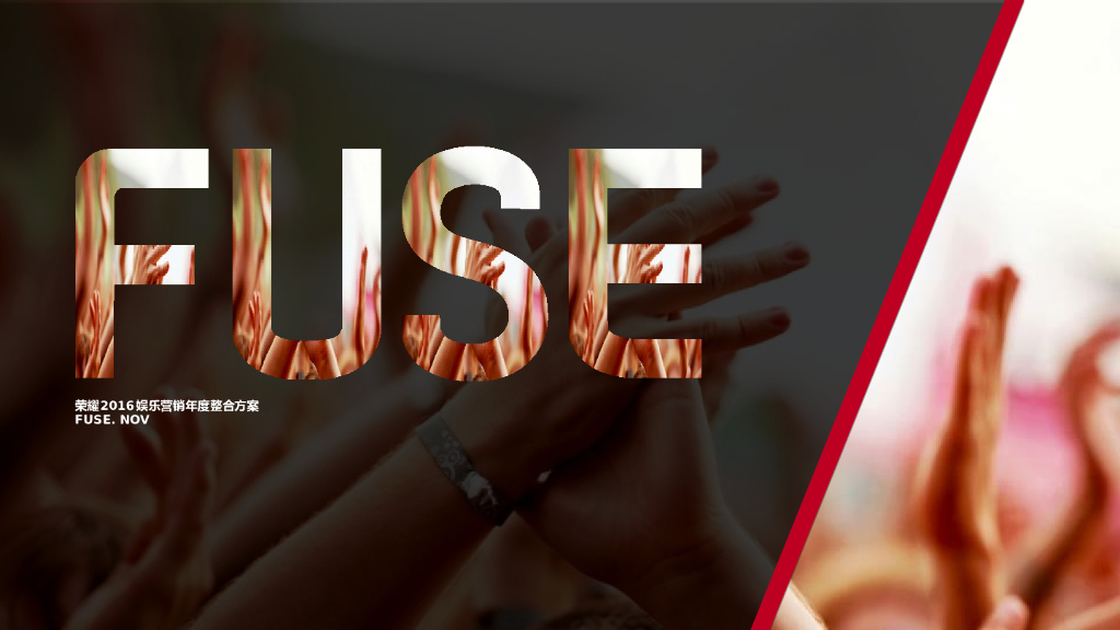 2016荣耀娱乐营销年度整合方案