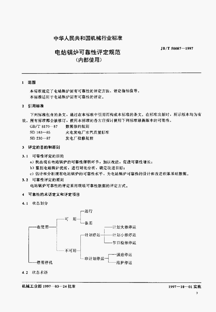 JB/T 50087-1997 标准预览