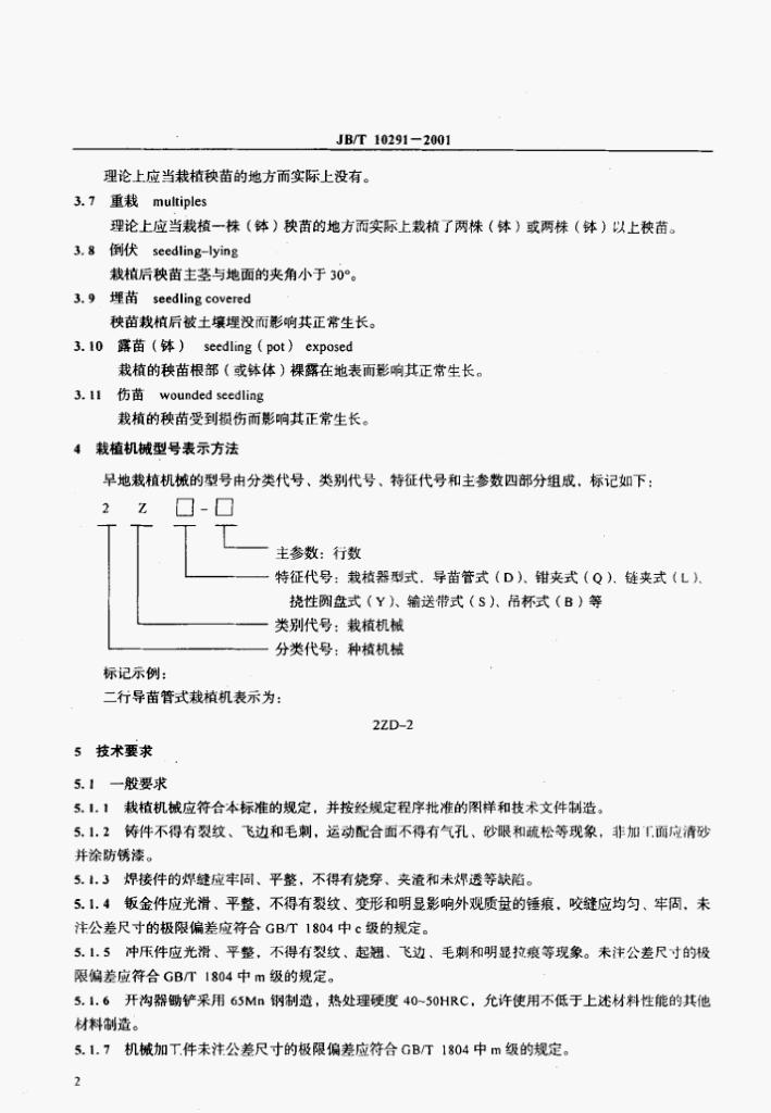 JB/T 10291-2001 标准预览
