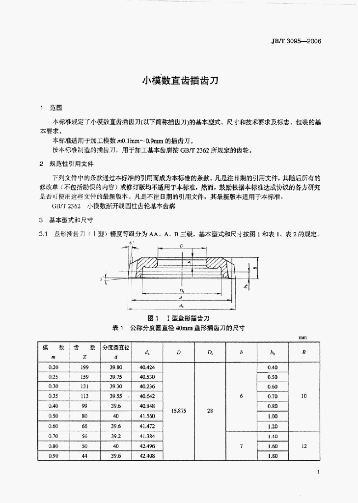 JB/T 3095-2006 标准预览