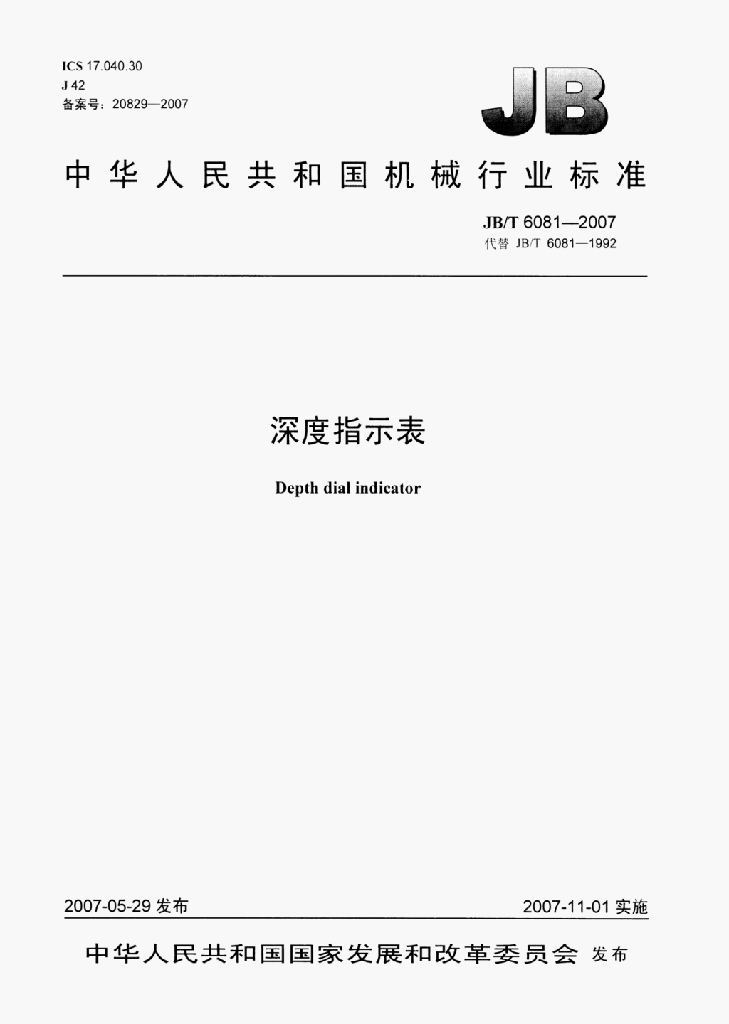 JB/T 6081-2007 标准预览