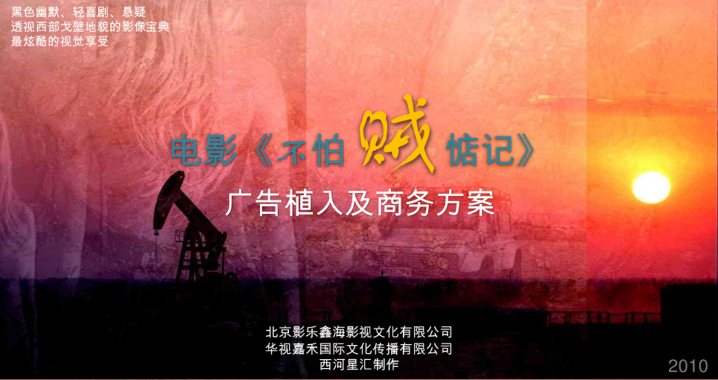 2010电影《不怕贼惦记》招商方案