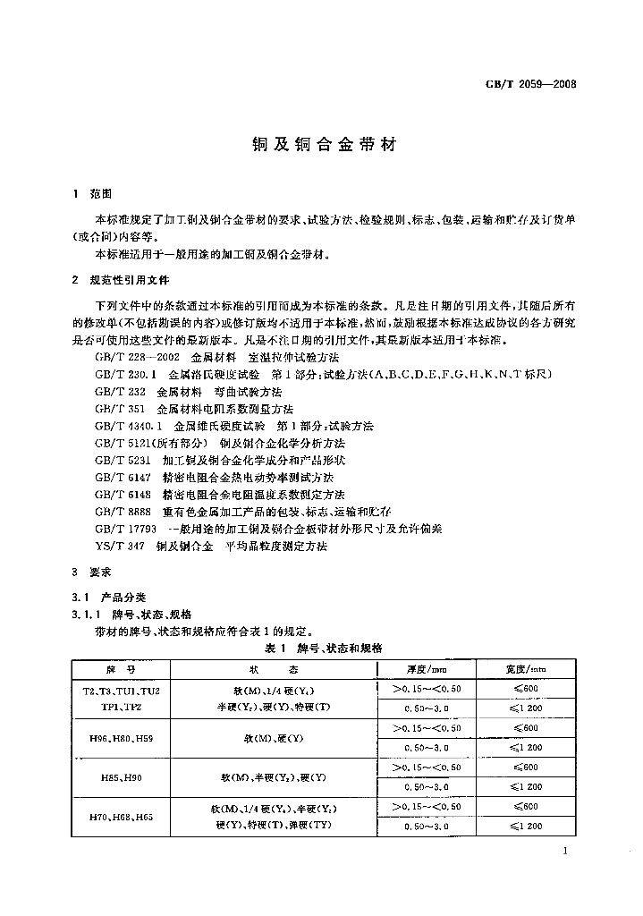 GB/T 2059-2008 标准预览