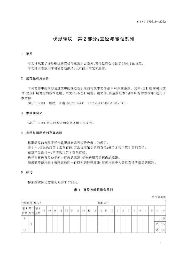GB/T 5796.2-2022 标准预览