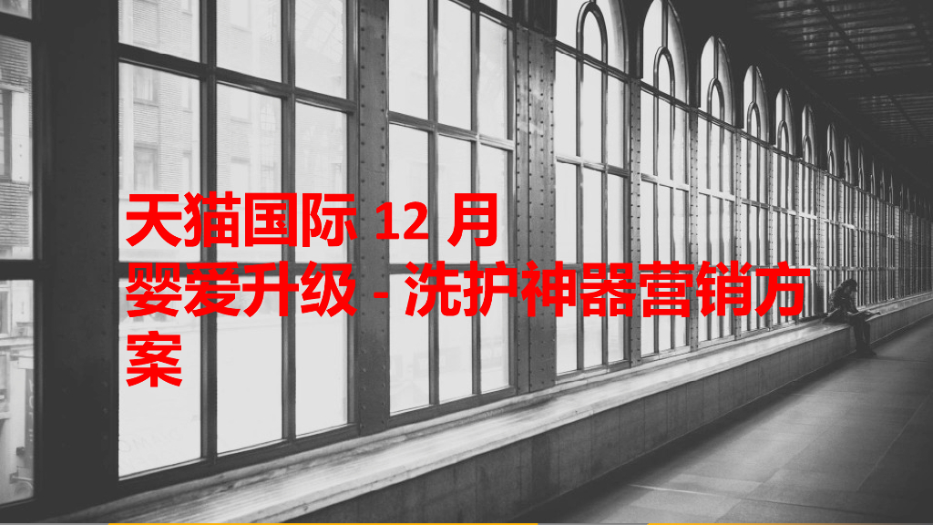2019天猫国际婴爱升级洗护神器营销方案
