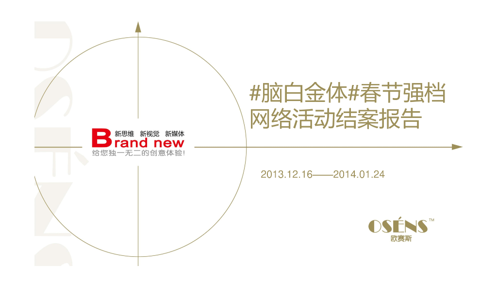 2013-2014#脑白金体#网络事件营销-打造新媒体营销奇迹-欧赛斯