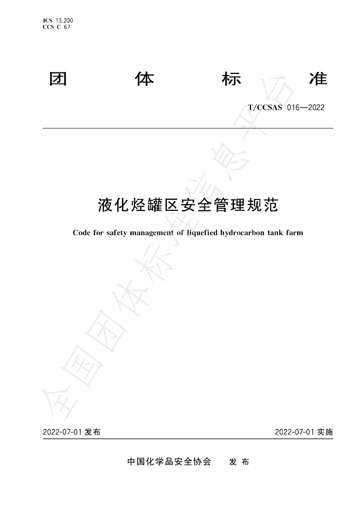 T/CCSAS 016-2022 标准预览