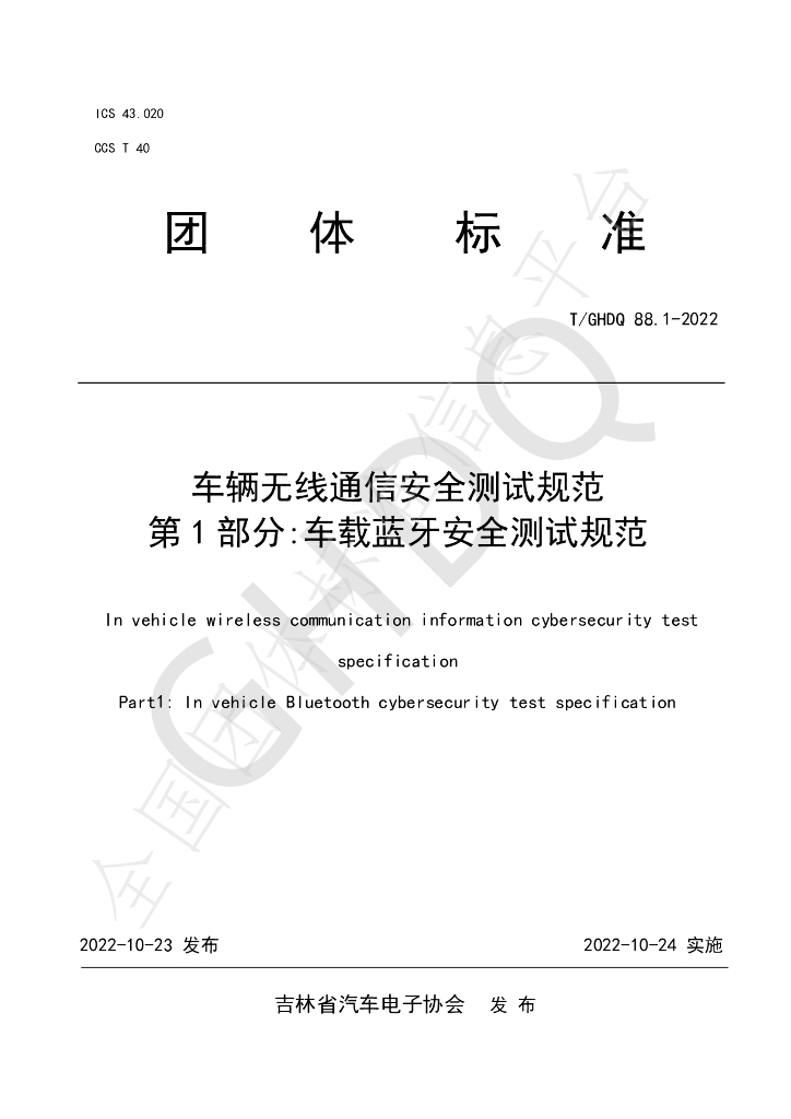 T/GHDQ 88.1-2022 标准预览