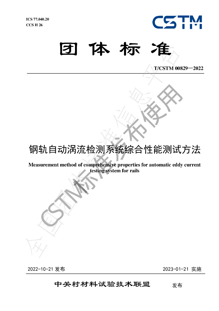 T/CSTM 00829-2022 标准预览