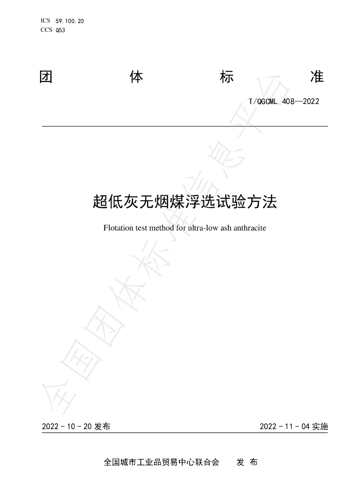 T/QGCML 408-2022 标准预览