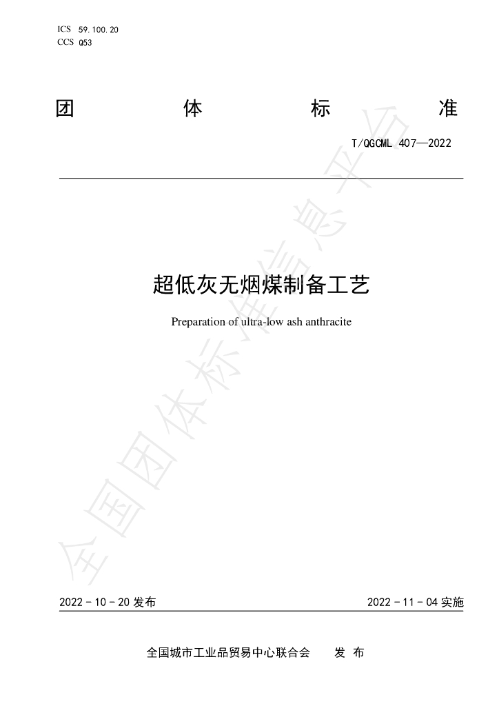 T/QGCML 407-2022 标准预览